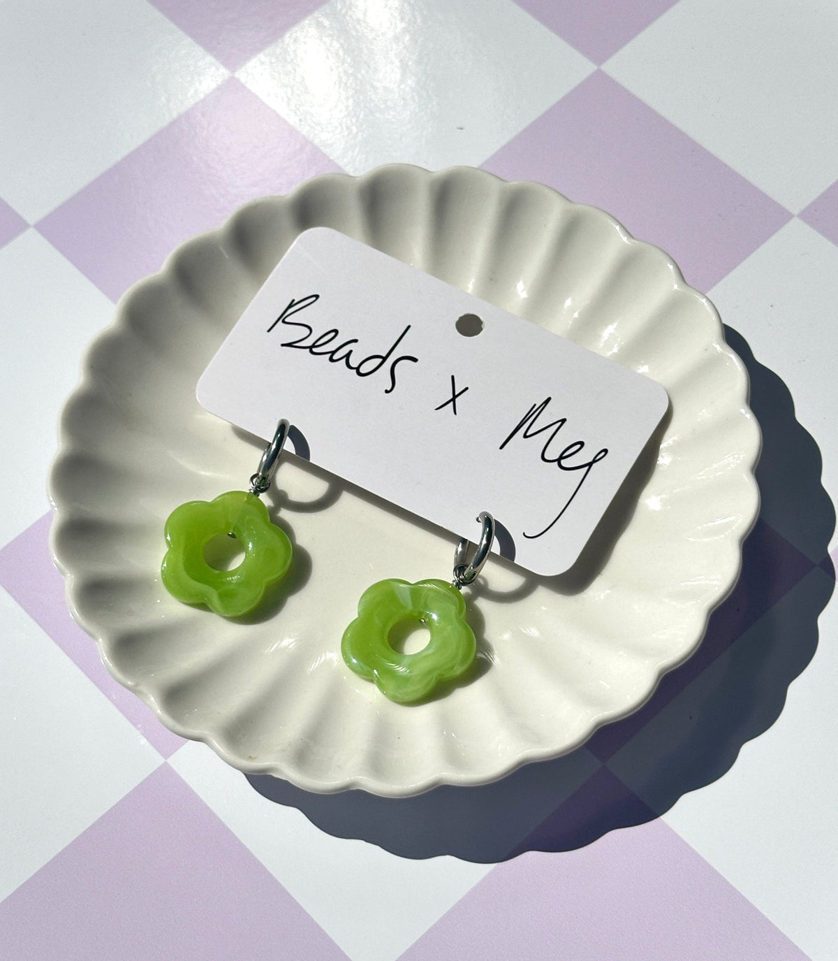 Bloom Earrings - Beads x Meg - The Green Room Flower Company