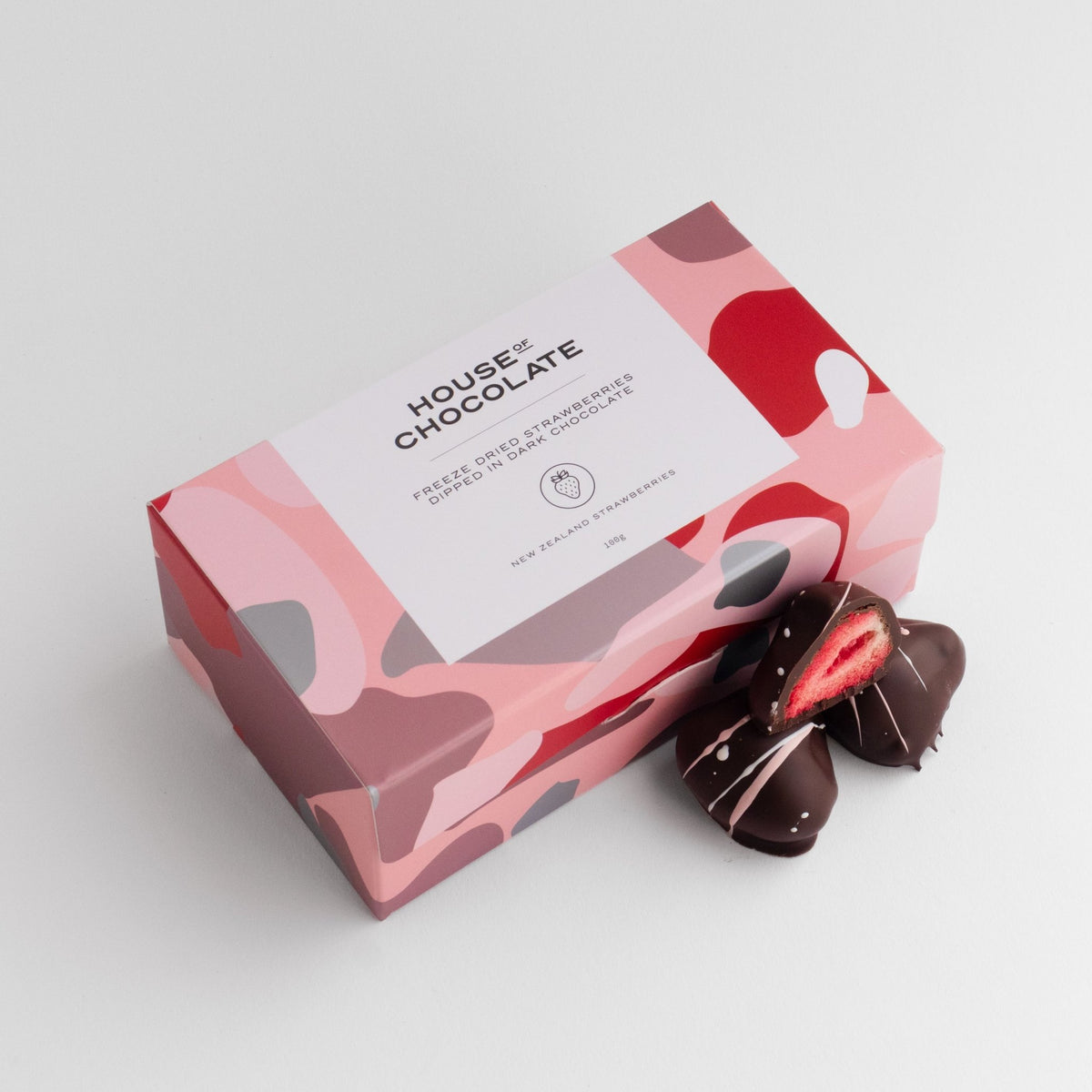 Dark Chocolate Freeze Dried Strawberries - The Green Room Flower Company