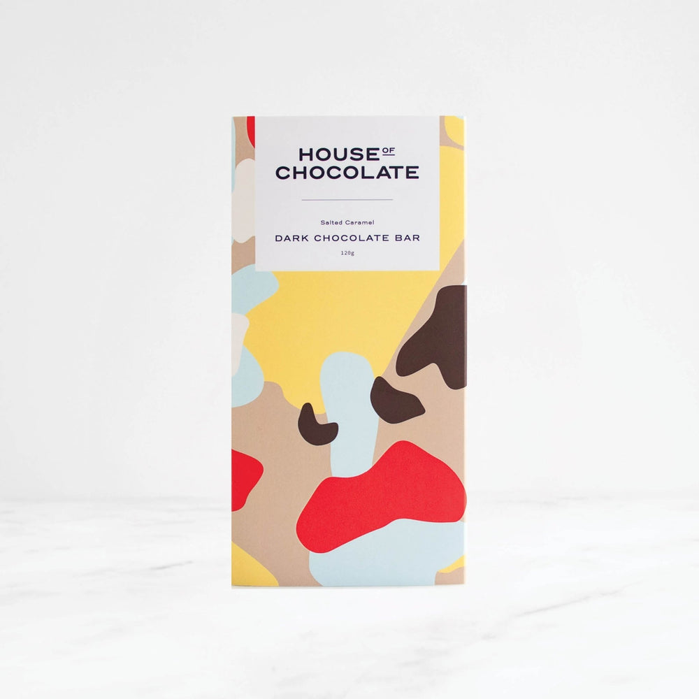 House of Chocolate Gooey Salted Caramel Filled Chocolate Bar - The Green Room Flower Company
