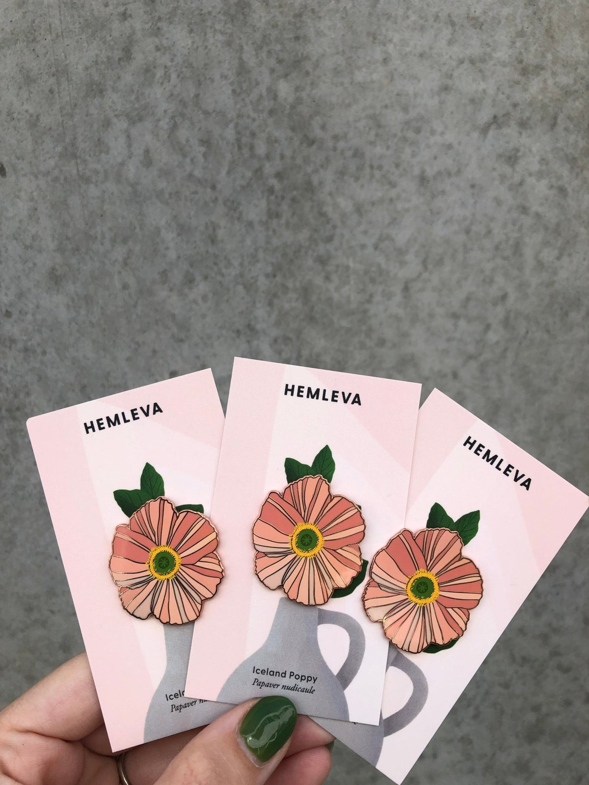 Iceland Poppy Pin - The Green Room Flower Company