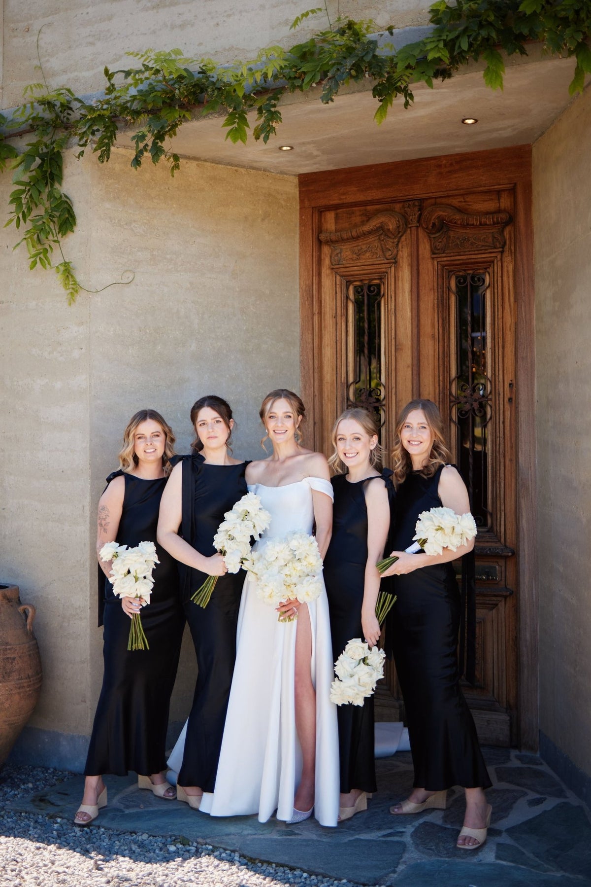 Rose only wedding Bouquet - The Green Room Flower Company