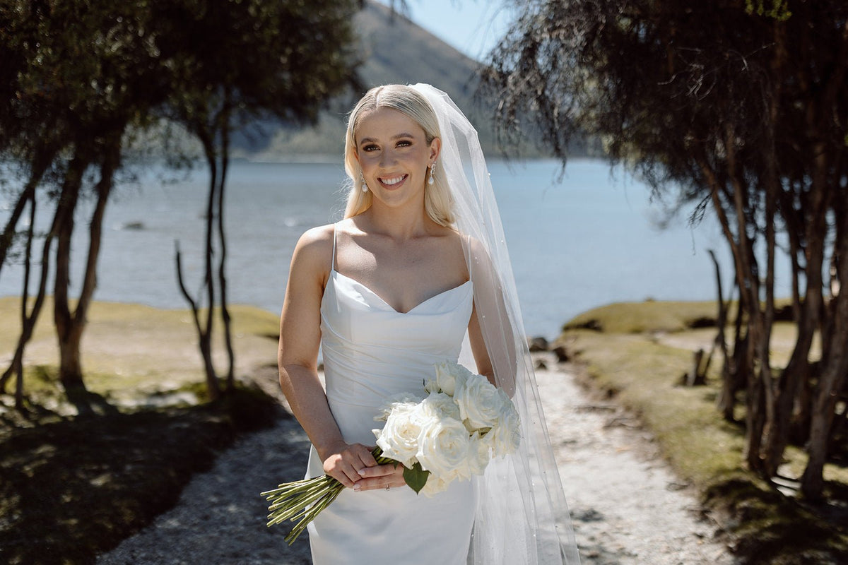 Rose only wedding Bouquet - The Green Room Flower Company