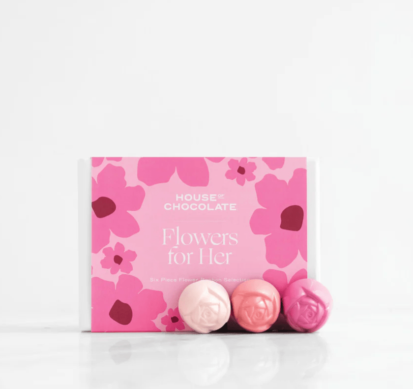 Six Piece 'Flowers for Her' Bonbon Selection - The Green Room Flower Company