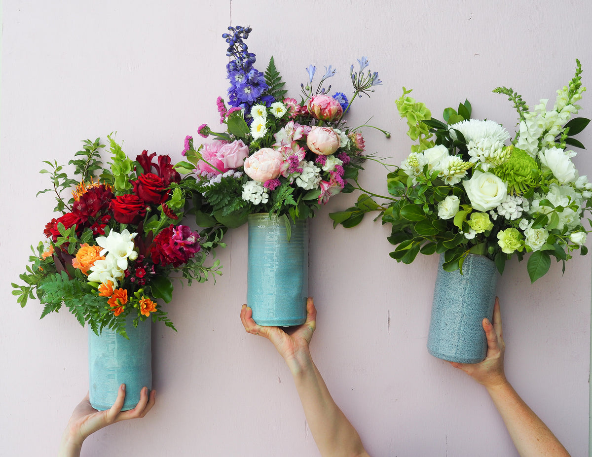 Handmade Ceramic Vase – The Green Room Flower Company