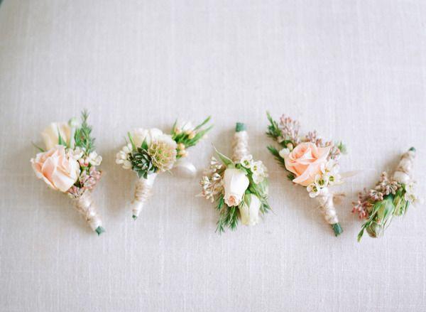 COMBO DEAL - Wrist corsage + Buttonhole - The Green Room Flower Company