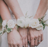 COMBO DEAL - Wrist corsage + Buttonhole - The Green Room Flower Company