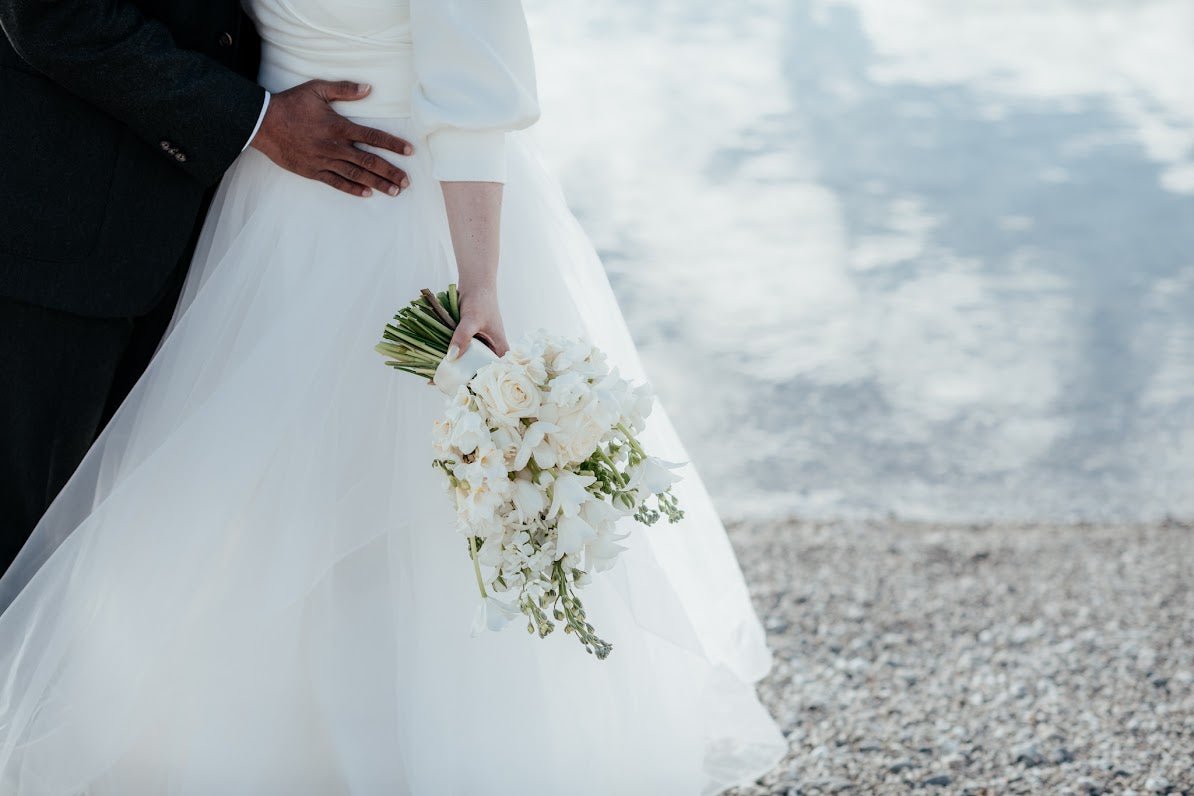ALICE + JONATHAN: A Whimsical White Elopement – The Green Room Flower ...