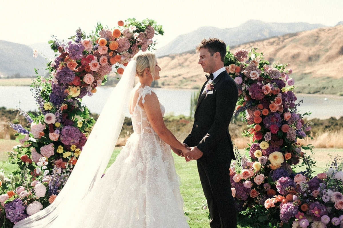 Rainbow Florals at Dublin Bay: Celebrating Kalia & Josh's Wedding Day - The Green Room Flower Company