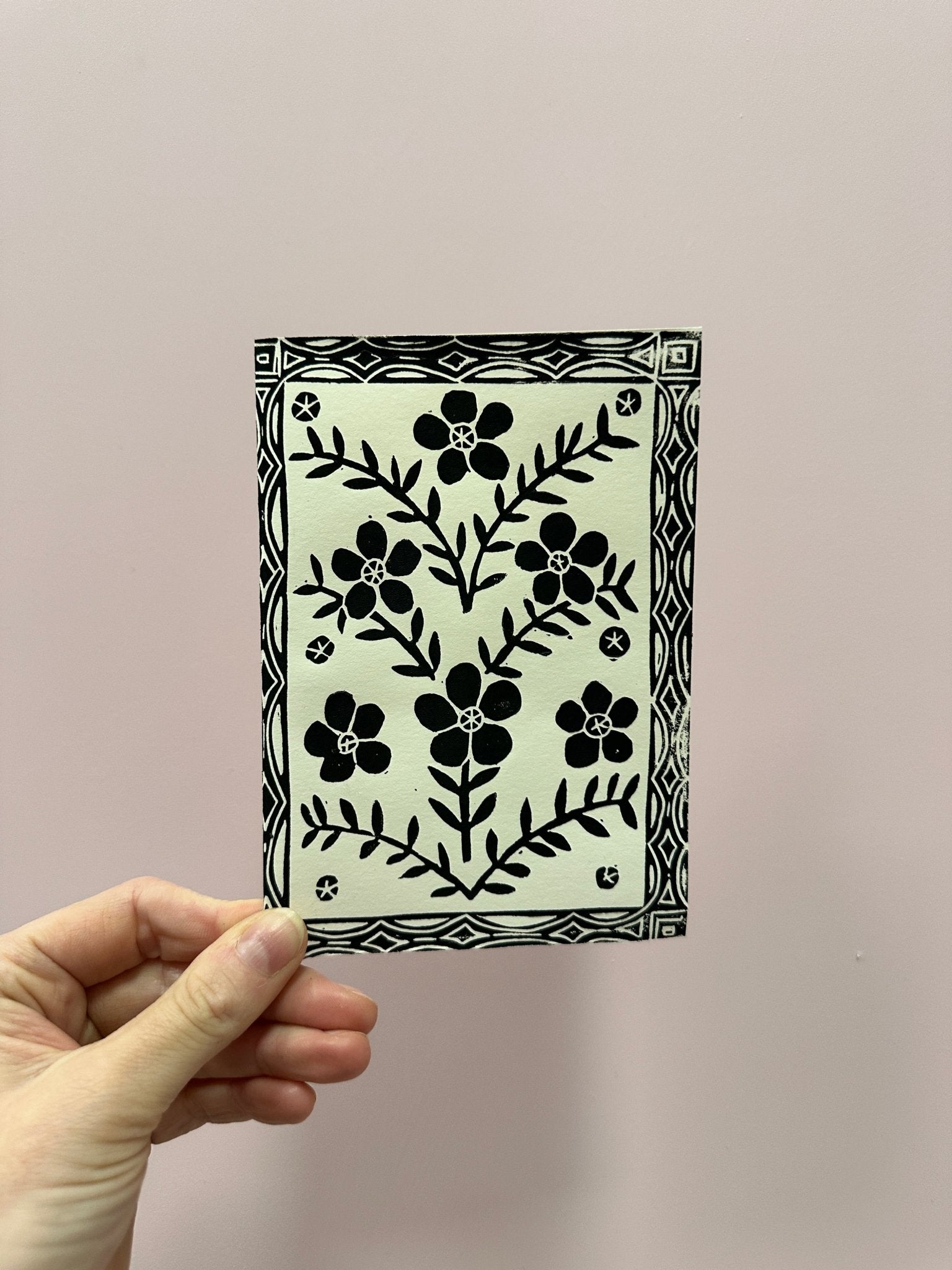 Abby Gloria Prints Greeting Card - The Green Room Flower Company