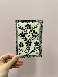 Abby Gloria Prints Greeting Card - The Green Room Flower Company