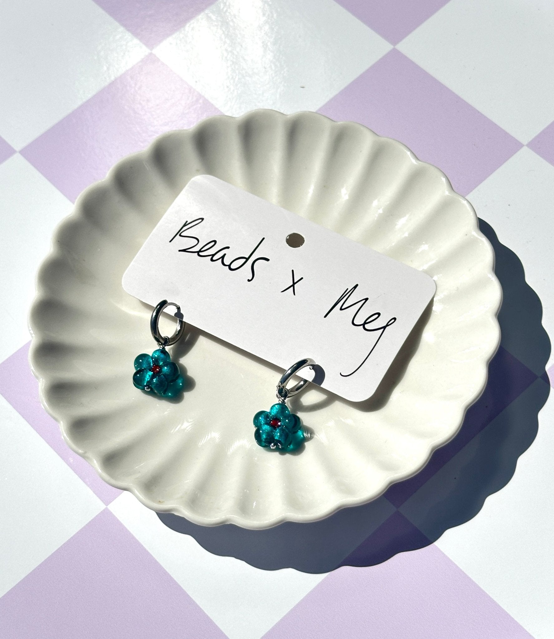 Bloom Earrings - Beads x Meg - The Green Room Flower Company