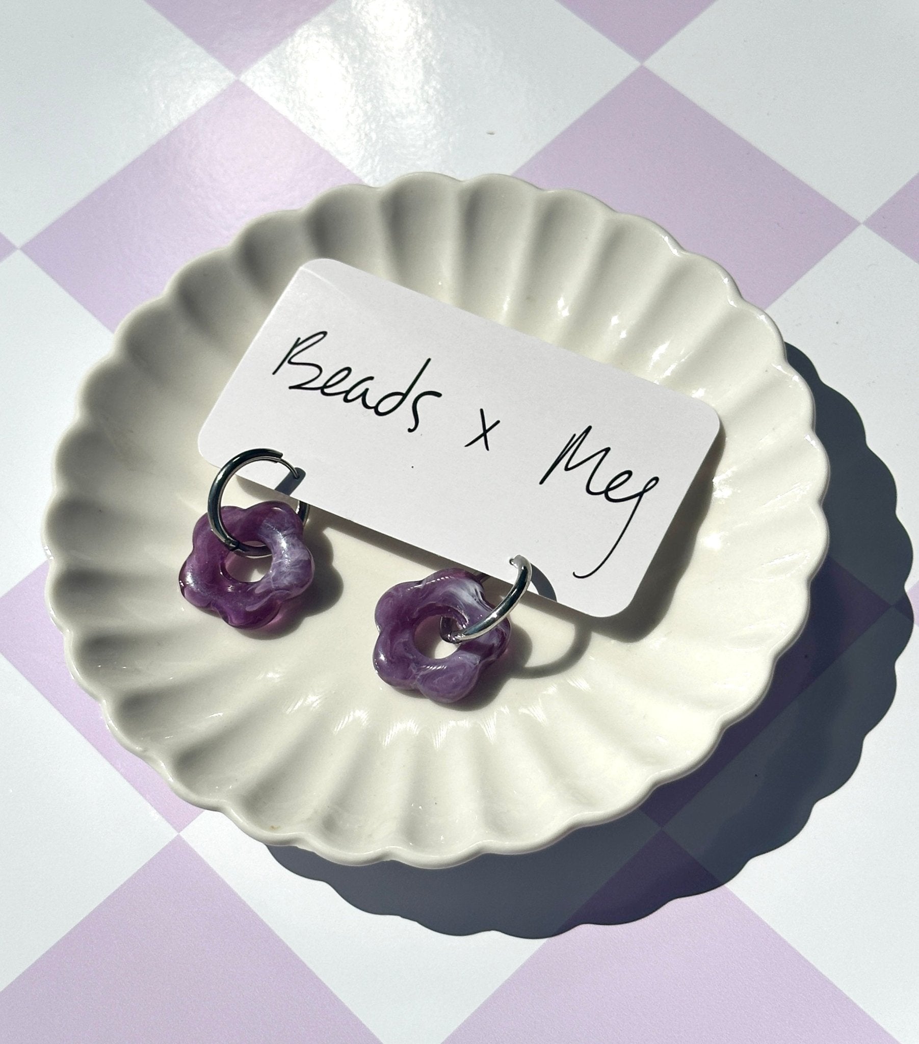 Bloom Earrings - Beads x Meg - The Green Room Flower Company