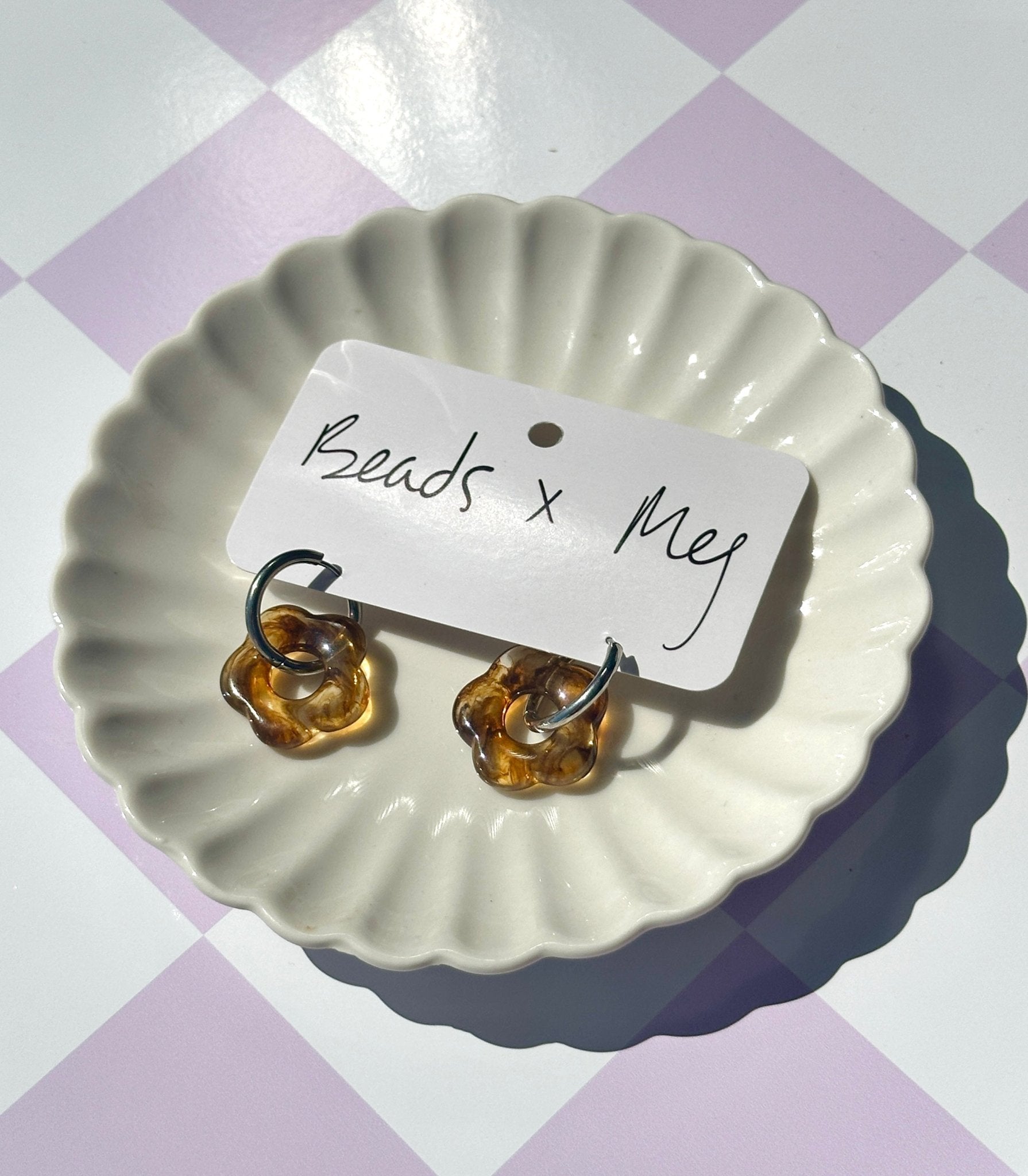 Bloom Earrings - Beads x Meg - The Green Room Flower Company