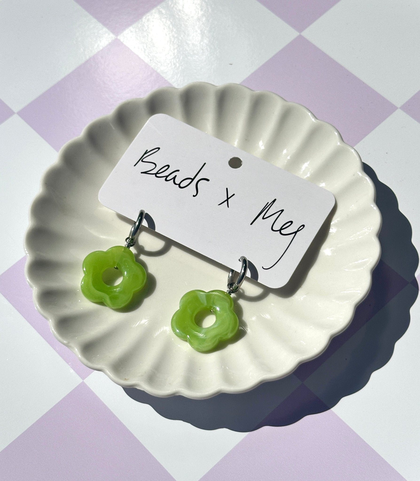 Bloom Earrings - Beads x Meg - The Green Room Flower Company