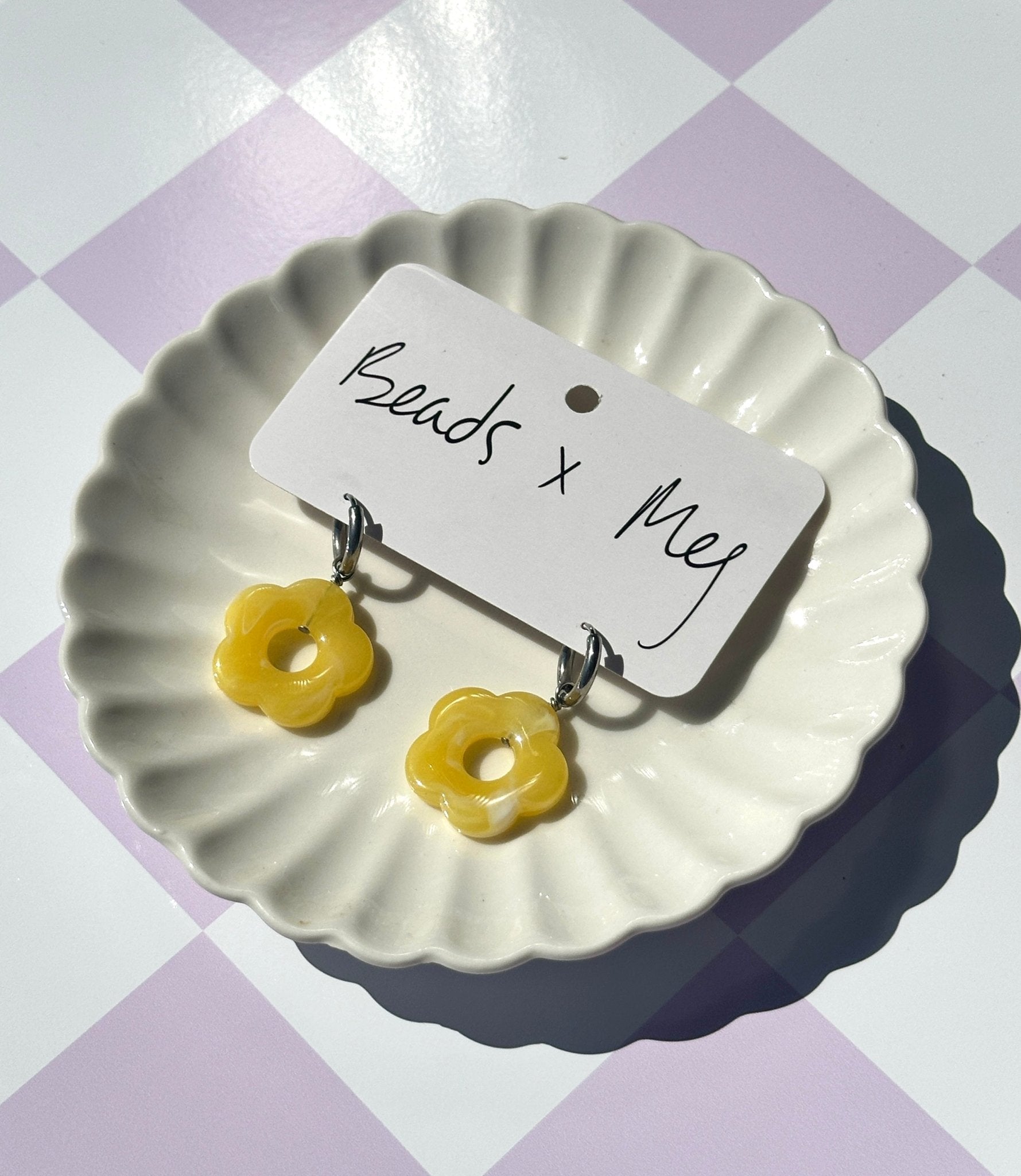 Bloom Earrings - Beads x Meg - The Green Room Flower Company