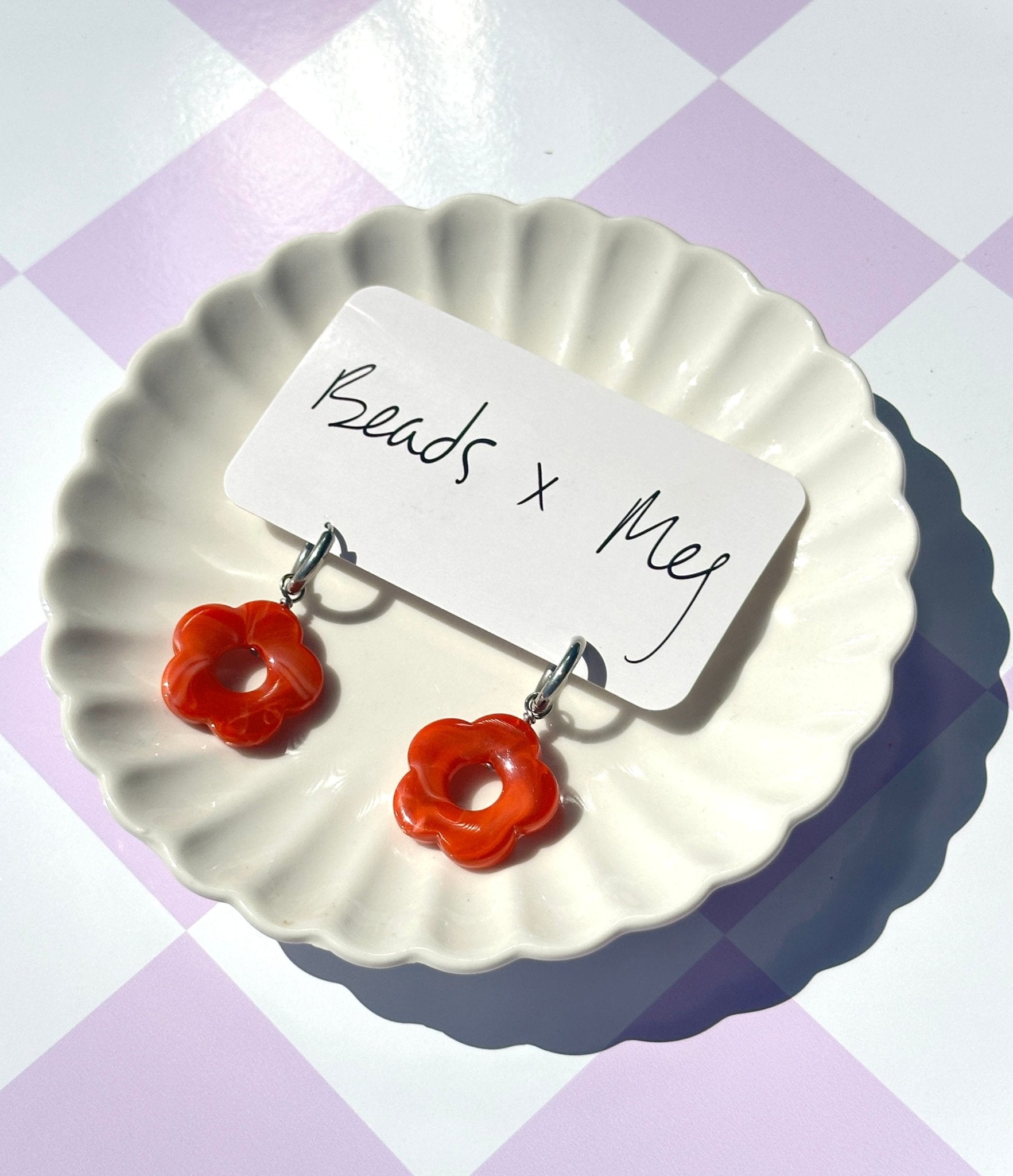 Bloom Earrings - Beads x Meg - The Green Room Flower Company