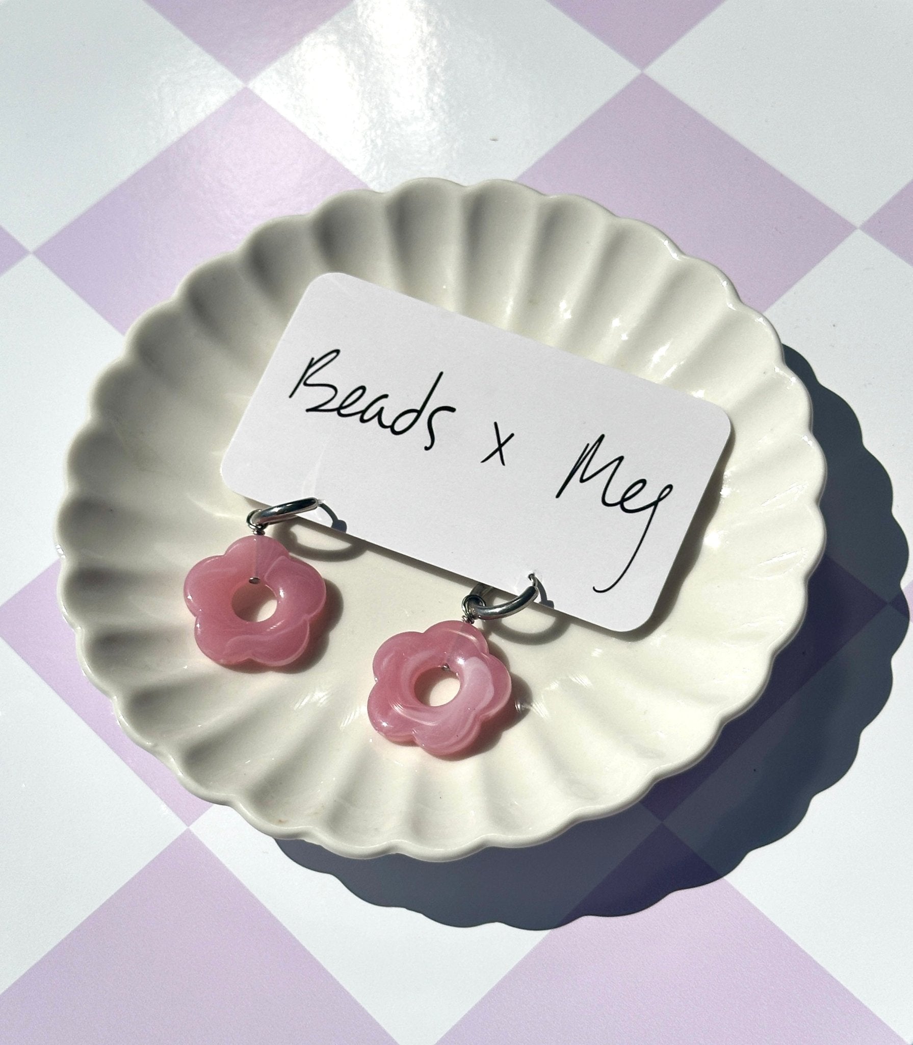 Bloom Earrings - Beads x Meg - The Green Room Flower Company