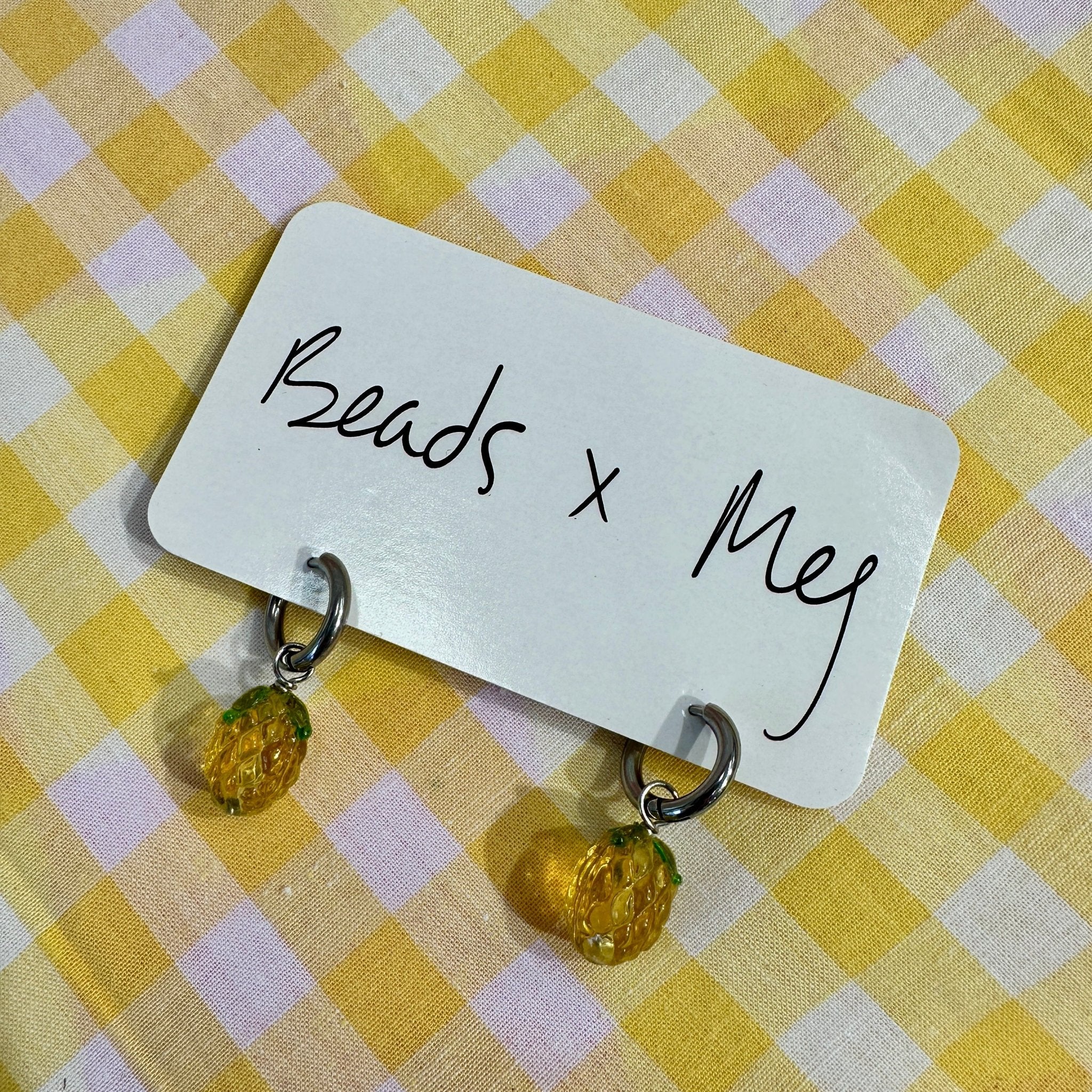 Bloom Earrings - Beads x Meg - The Green Room Flower Company