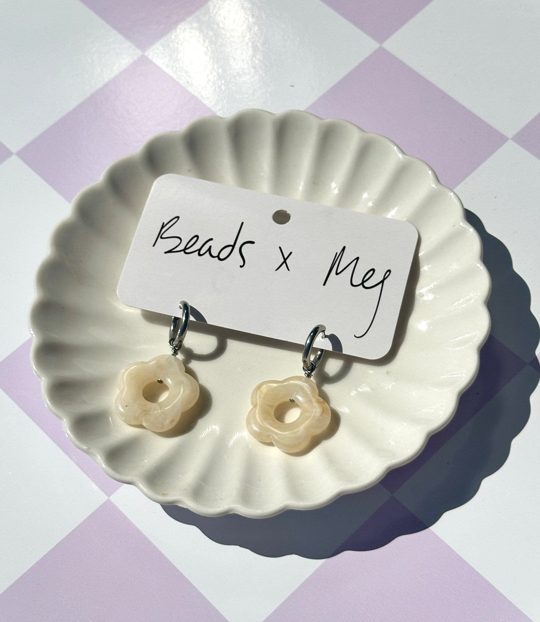 Bloom Earrings - Beads x Meg - The Green Room Flower Company