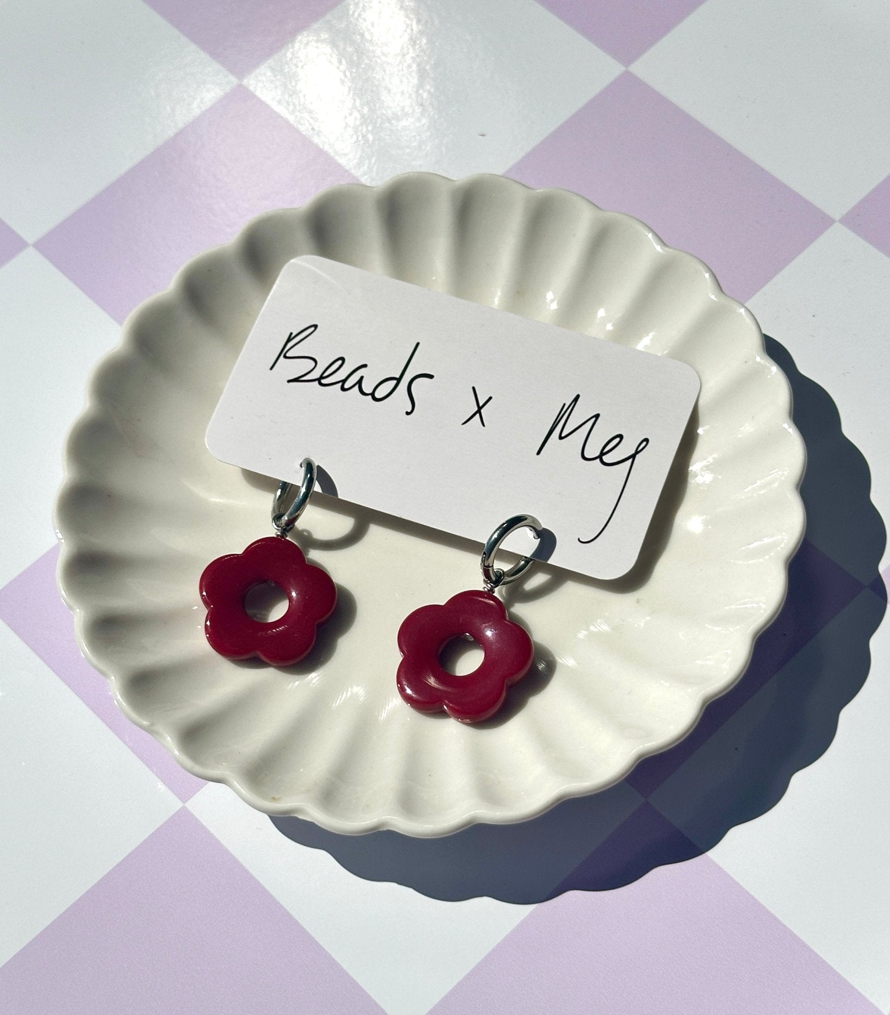 Bloom Earrings - Beads x Meg - The Green Room Flower Company