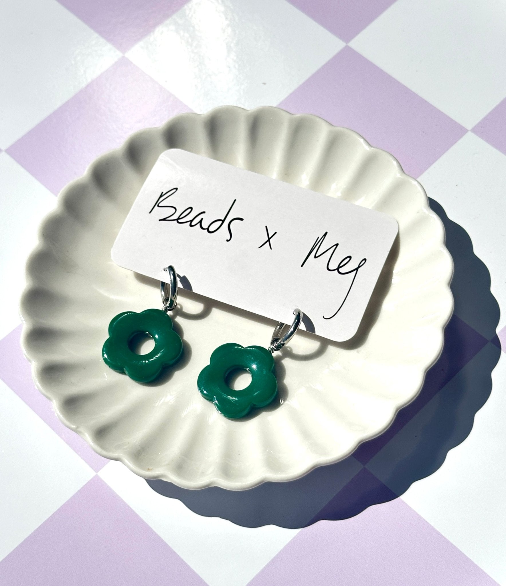 Bloom Earrings - Beads x Meg - The Green Room Flower Company