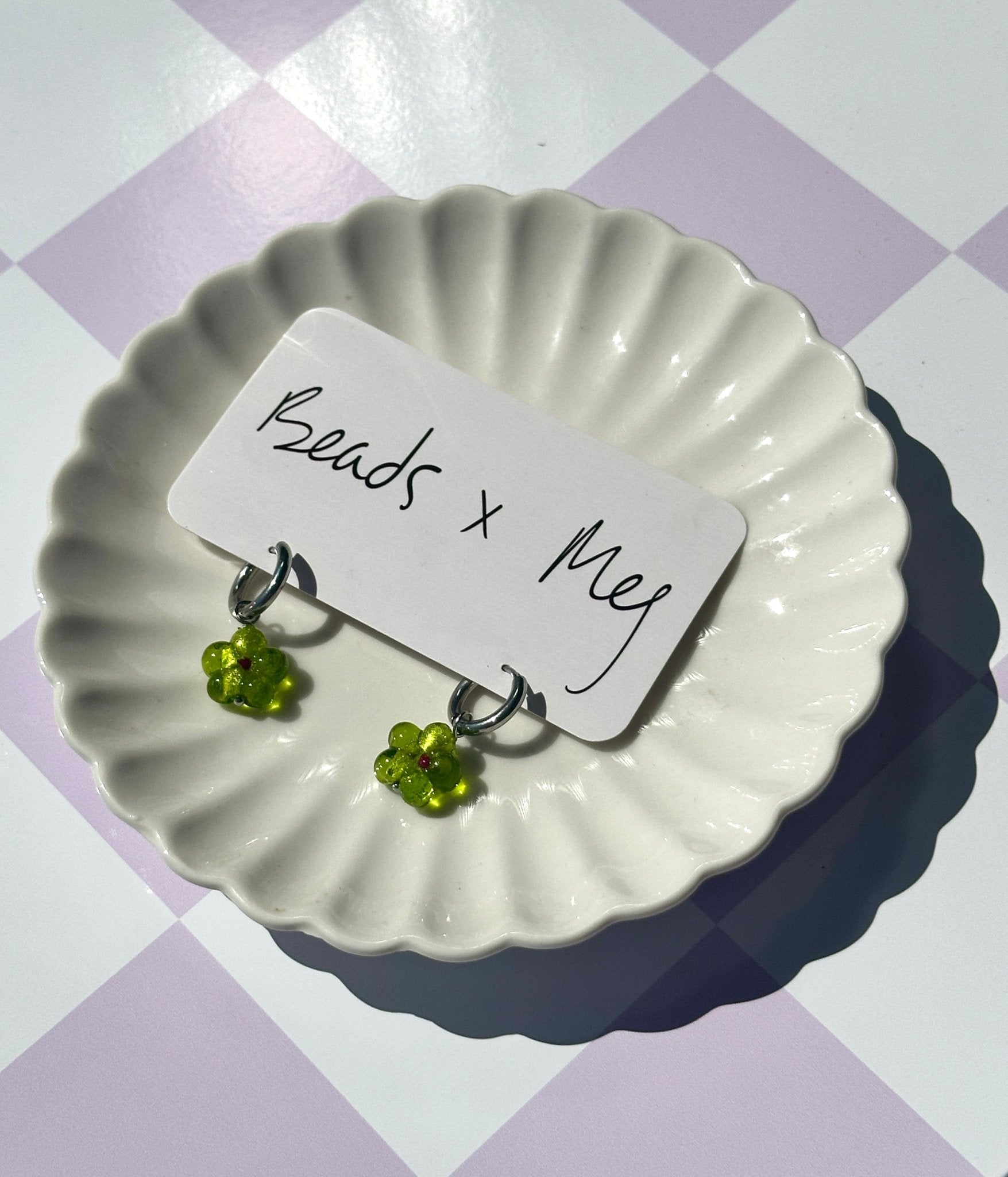 Bloom Earrings - Beads x Meg - The Green Room Flower Company