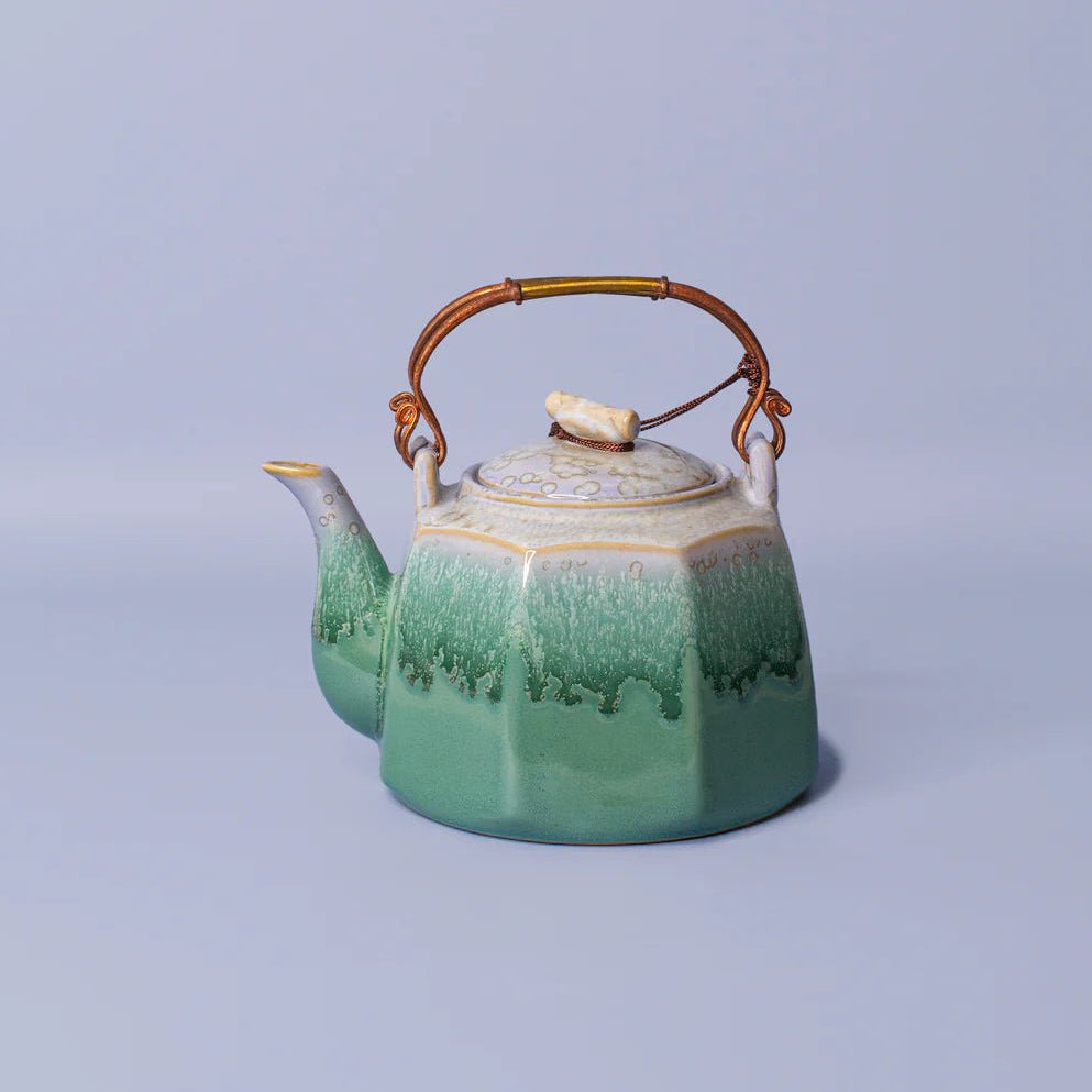Ceramic Teapot - Pottery For The Planet - The Green Room Flower Company