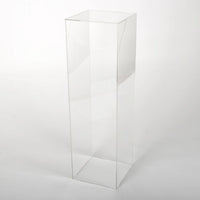 Clear Plinths - The Green Room Flower Company