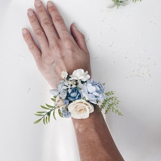 COMBO DEAL - Wrist corsage + Buttonhole - The Green Room Flower Company