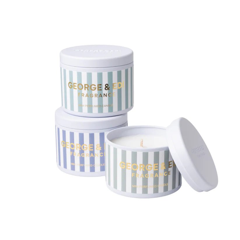 George & Edi candle small - The Green Room Flower Company