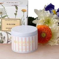 George & Edi candle small - The Green Room Flower Company