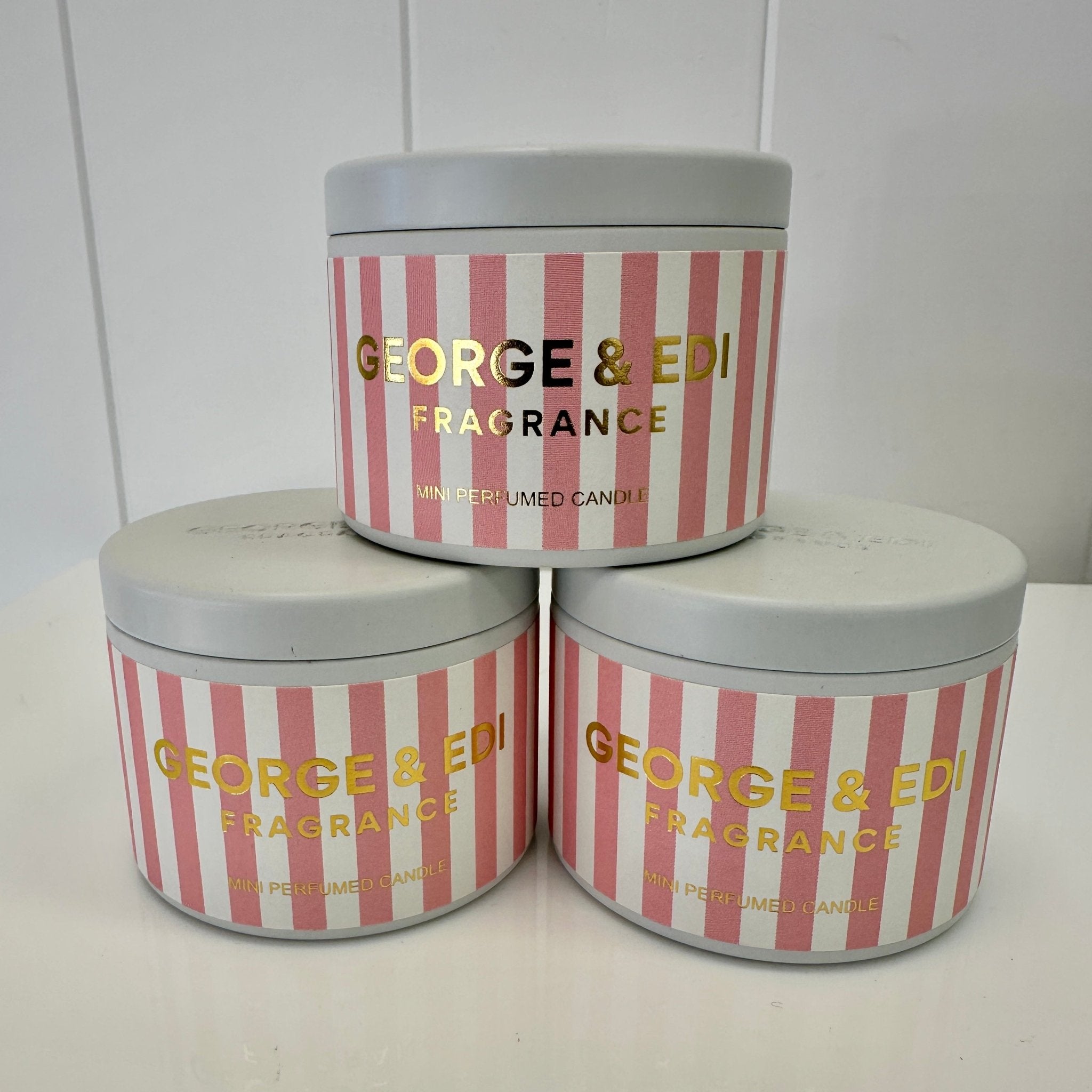 George & Edi candle small - The Green Room Flower Company