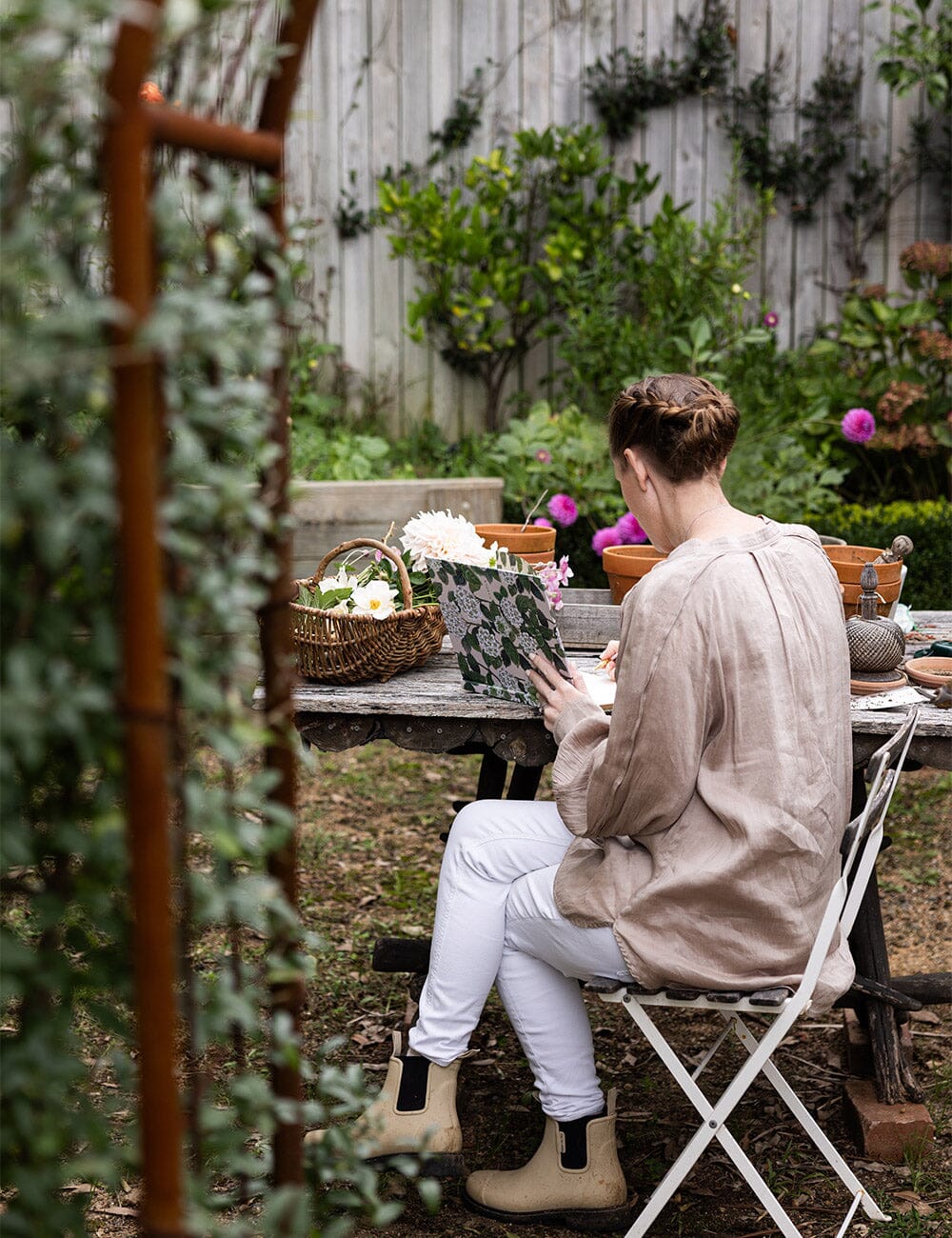 Heirloom Gardening Journal - Hydrangea - The Green Room Flower Company