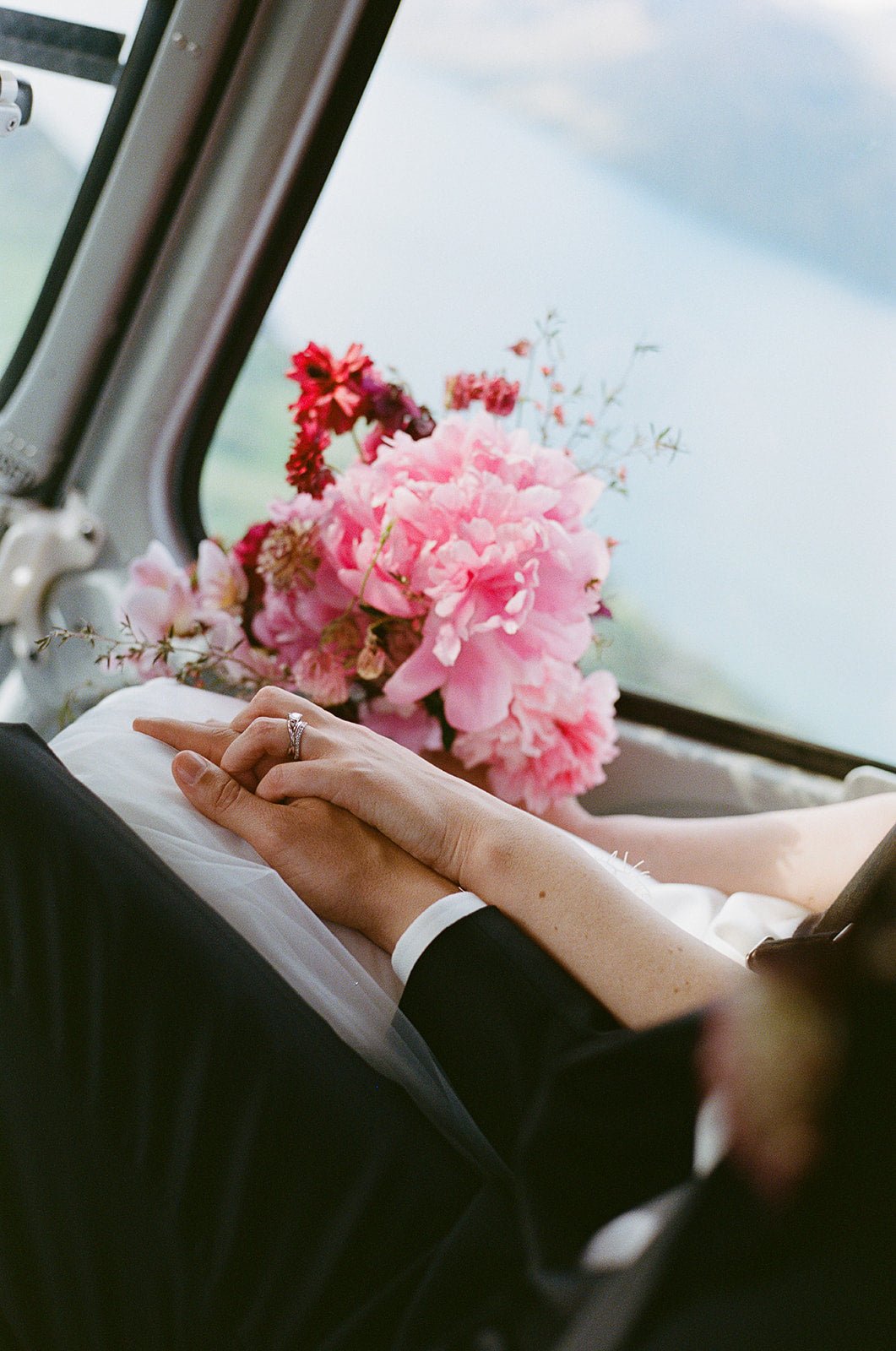 Helicopter‑Proposal / Elopement Bouquet - The Green Room Flower Company