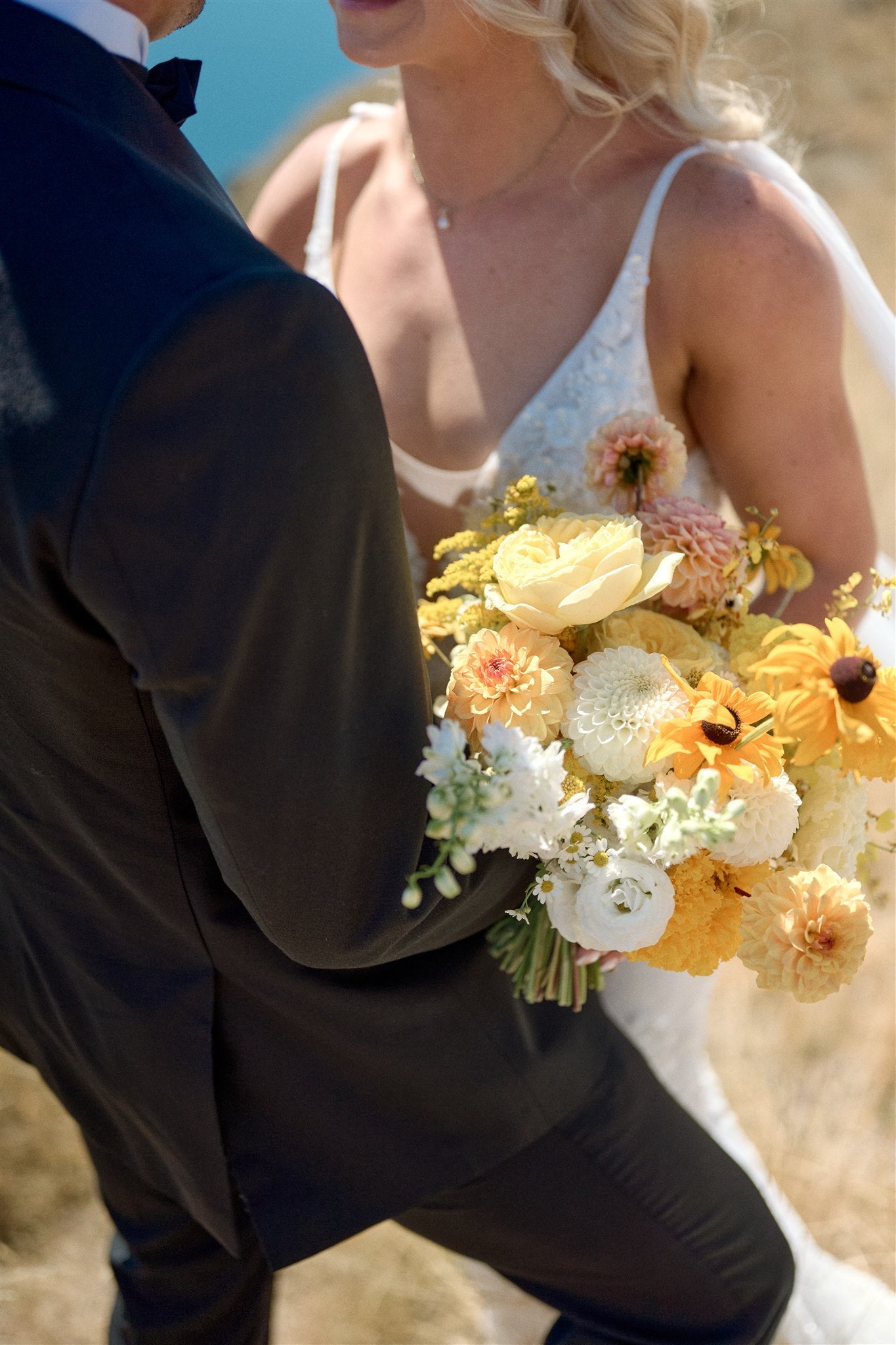 Helicopter‑Proposal / Elopement Bouquet - The Green Room Flower Company