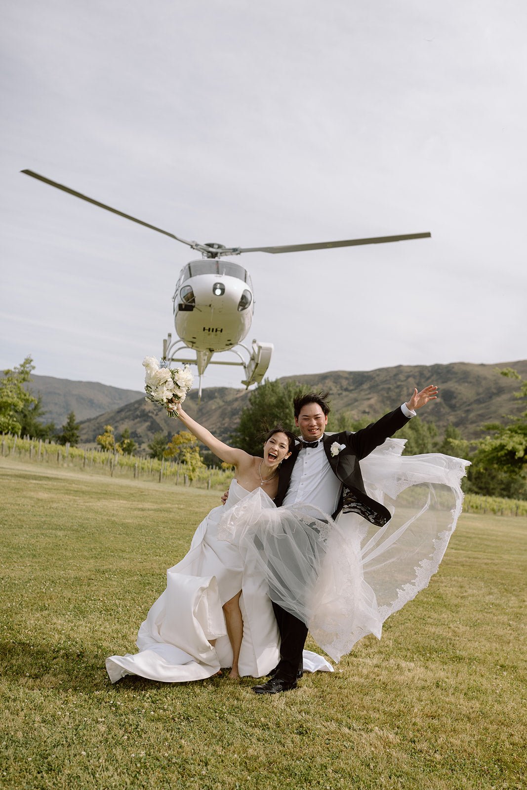 Helicopter‑Proposal / Elopement Bouquet - The Green Room Flower Company