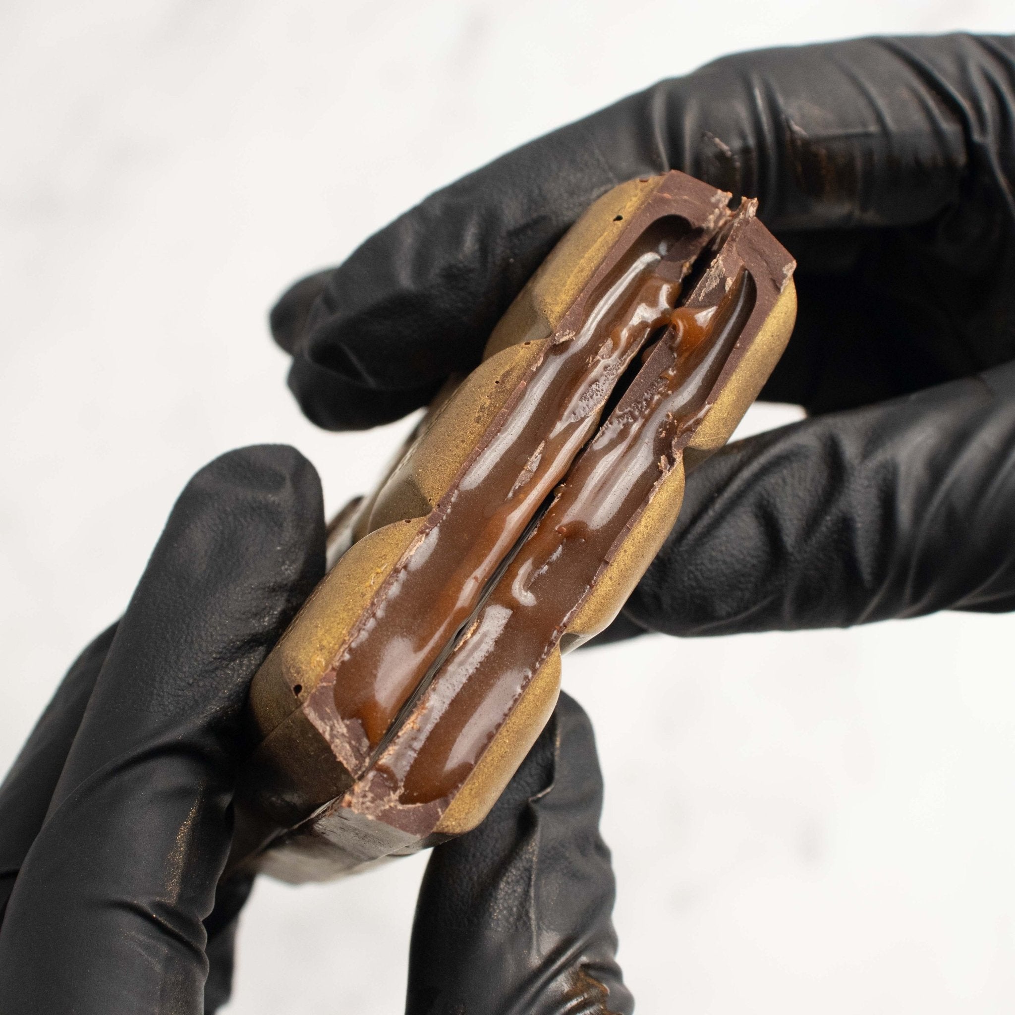 House of Chocolate Gooey Salted Caramel Filled Chocolate Bar - The Green Room Flower Company