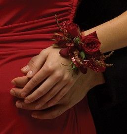 Mt Aspiring Wrist corsage - The Green Room Flower Company