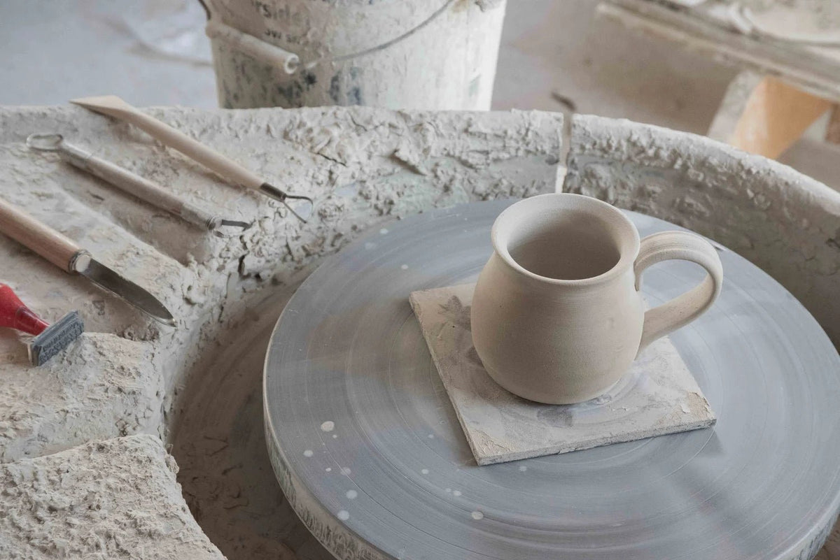 NZ Handmade Belly Mug - The Green Room Flower Company