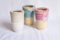 NZ Handmade Ceramic Anti-Spill Takeaway Cup - The Green Room Flower Company
