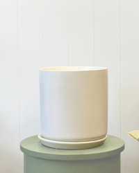 Oslo Planter Ice White - The Green Room Flower Company
