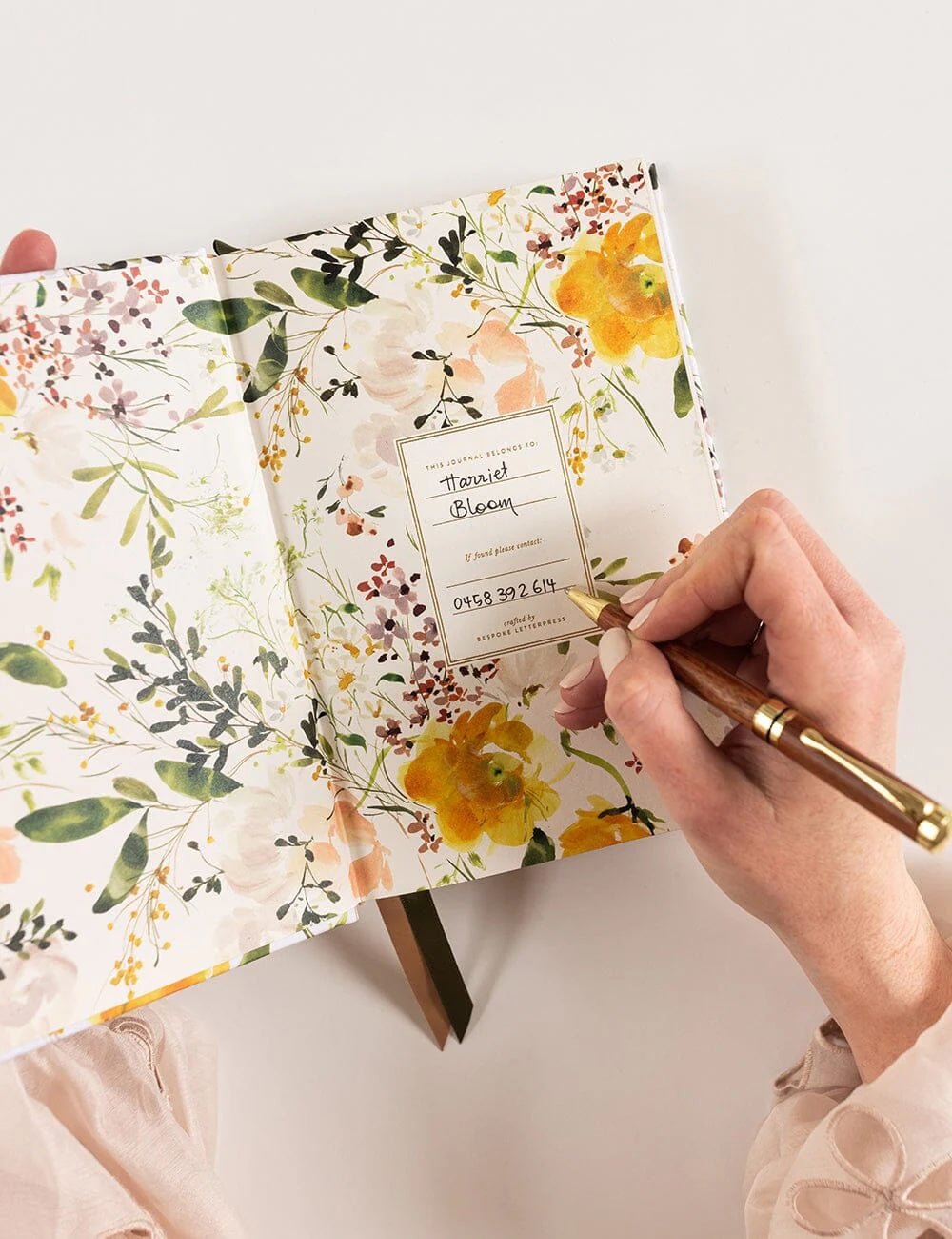 Ranunculus 5 Year Journal - The Green Room Flower Company