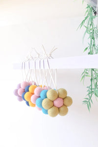 Wild Daisy - Hanging Felt Flower Air Freshner - The Green Room Flower Company