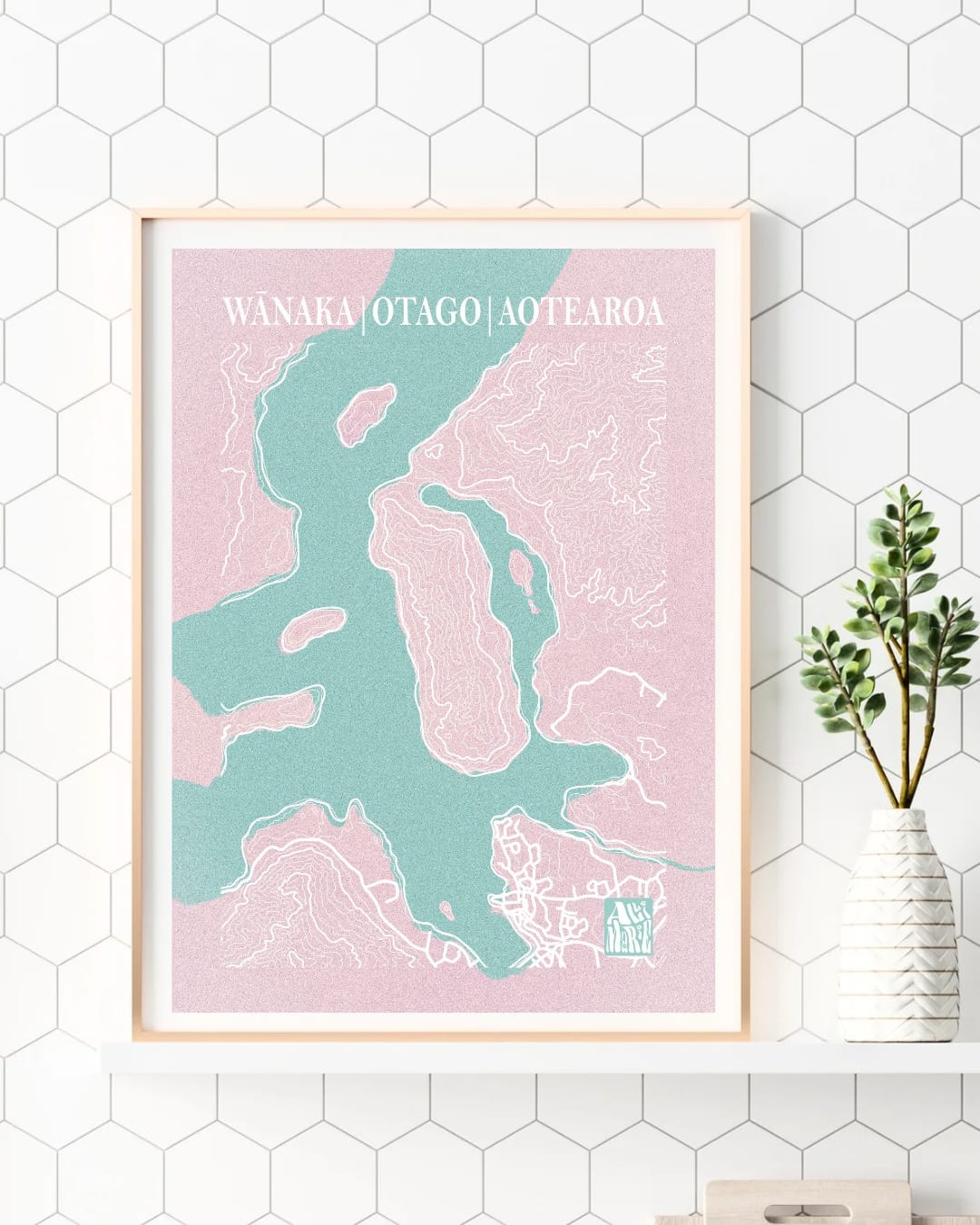 Wild Flora Graphics - Wanaka Print - The Green Room Flower Company