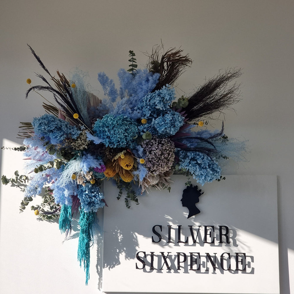 Custom Dried Wall Arrangements - The Green Room Flower Company