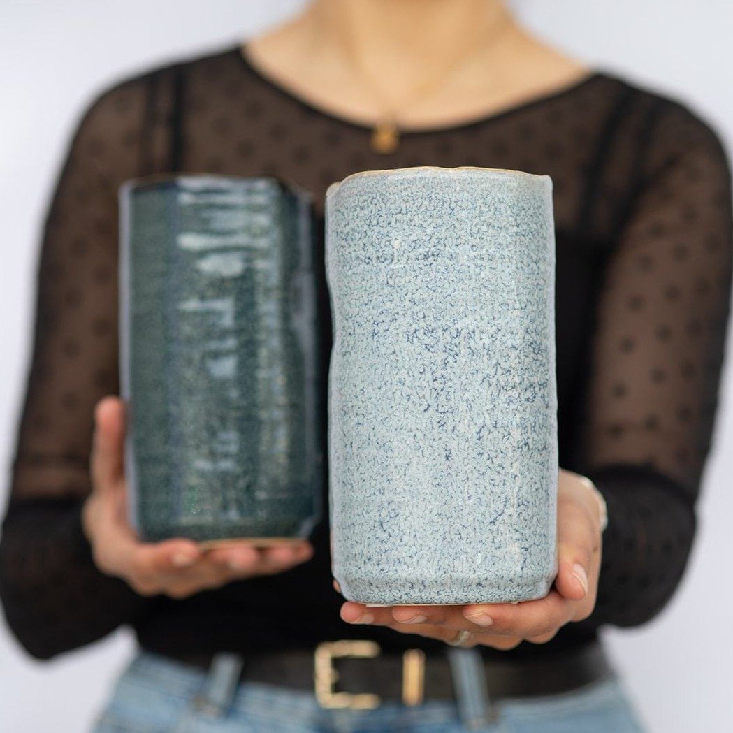Handmade Ceramic Vase - The Green Room Flower Company