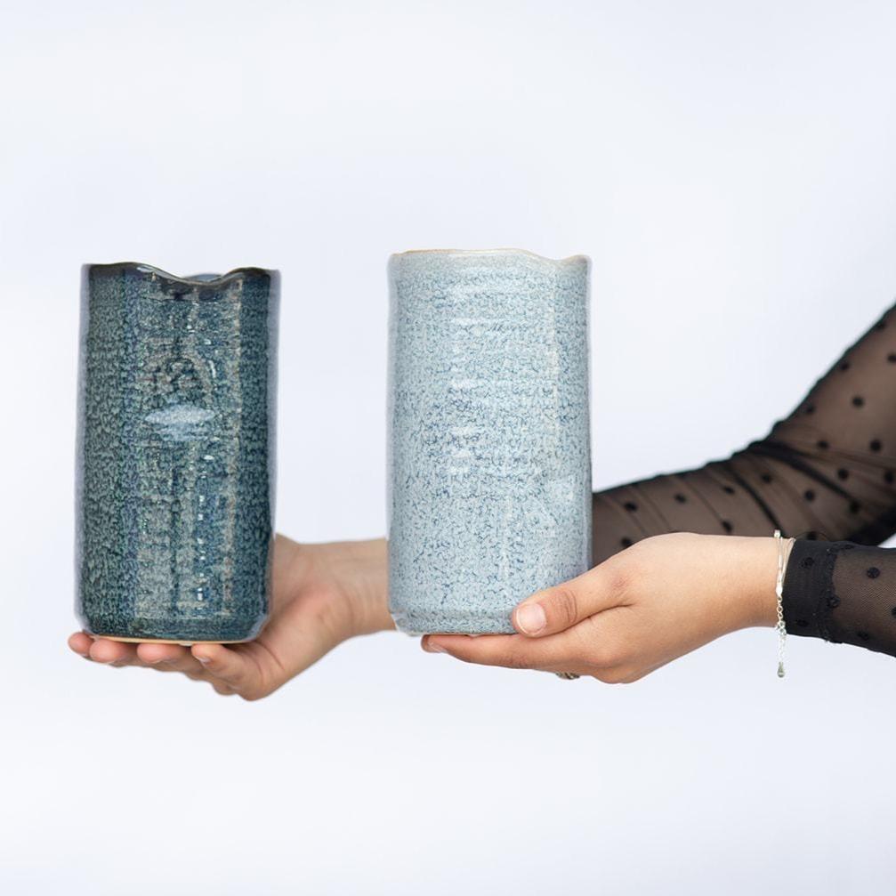 Handmade Ceramic Vase - The Green Room Flower Company