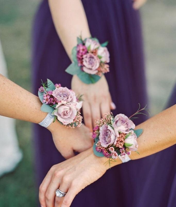 Wrist corsage - The Green Room Flower Company